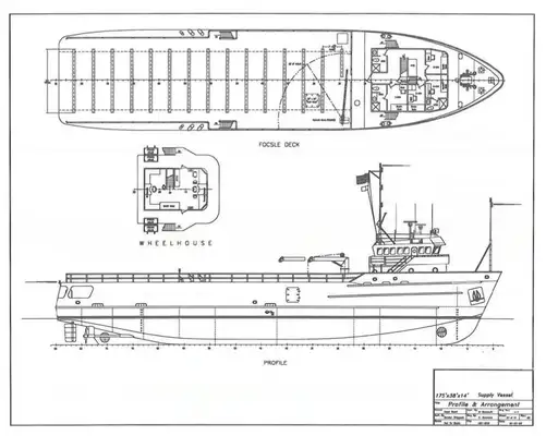 Supply ship for sale